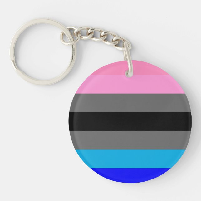 Ambonec Pride Flag Schlüsselanhänger (Vorderseite)