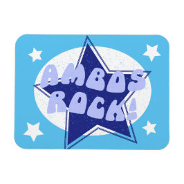Ambos Rock Fun Blue Magnet