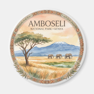 Amboseli-Nationalpark Loitokitok Kenia Magnet