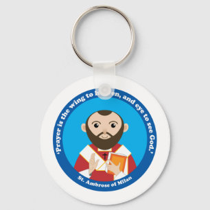 Ambrose von Mailand Schlüsselanhänger