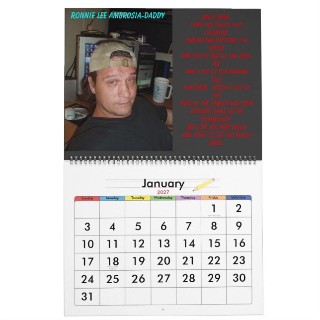 Ambrosia-Kalender Kalender (Jan 2027)