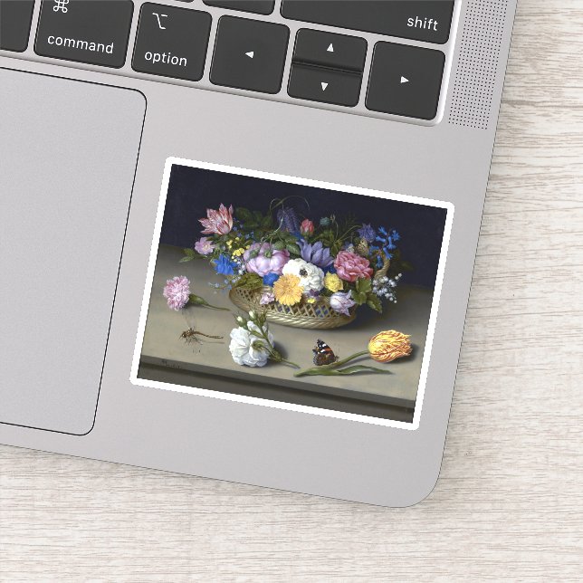 Ambrosius Bosschaert, die ältere Blume Stillleben Aufkleber (Detail)