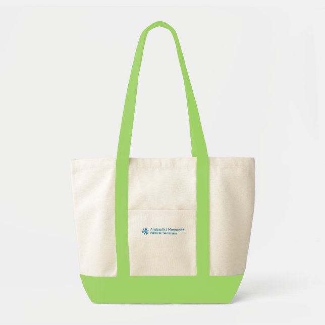AMBS-Tasche mit grünem Besatz Tragetasche (Vorne)