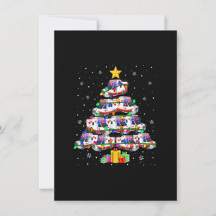 Ambulance Auto Weihnachtsbaum Xmas Lichter Funny E Einladung