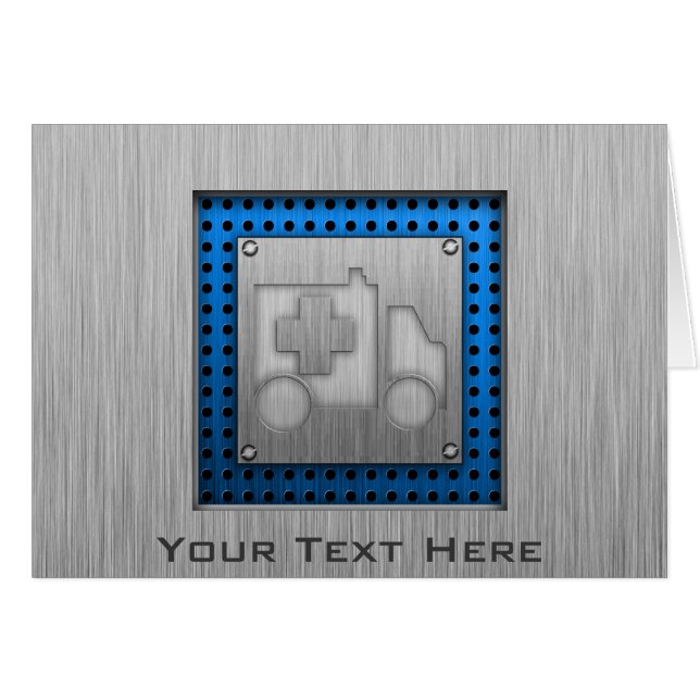 Ambulanz; Metallaussehen (Vorderseite (Horizontal))