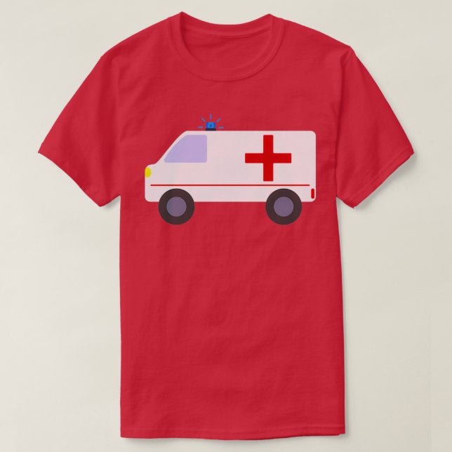 Ambulanz Rotes Kreuz T-Shirt (Design vorne)
