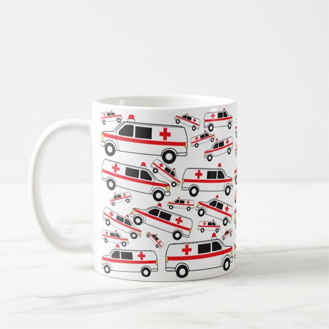 Ambulanzmuster Kaffeetasse (Links)