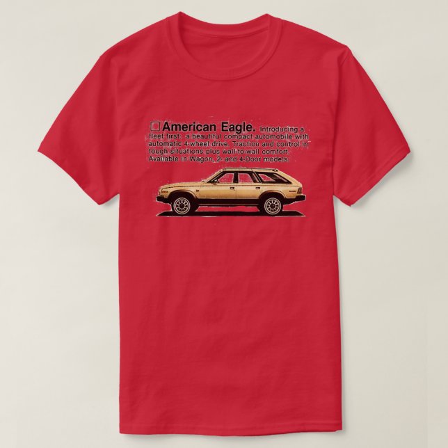 Amc-Adlerwagen T-Shirt (Design vorne)