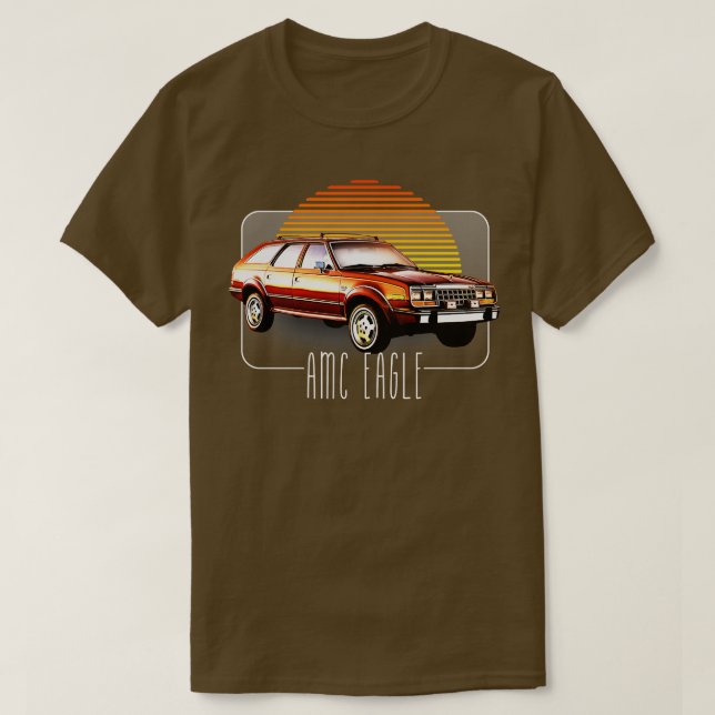 AMC Eagle Retro Classic Lover Design T-Shirt (Design vorne)