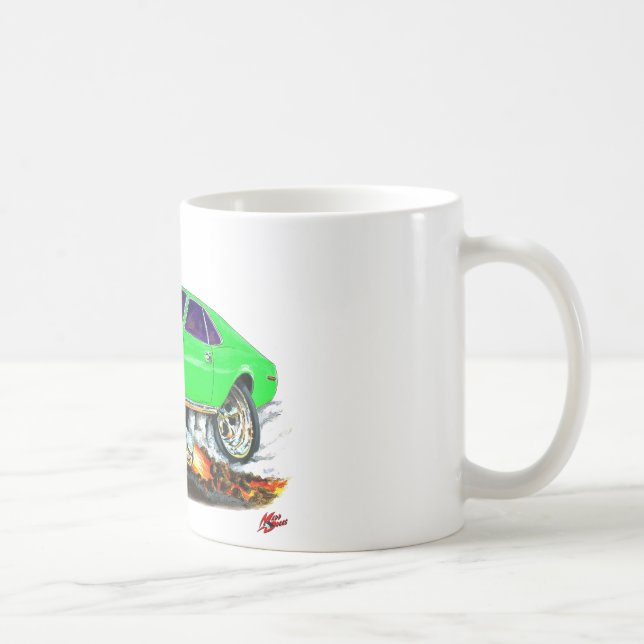 AMC-Speer-erhabenes grünes Auto Kaffeetasse (Rechts)