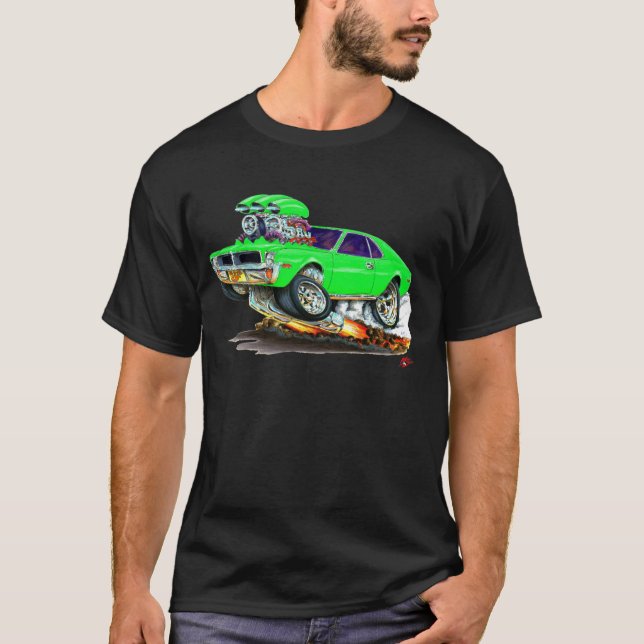 AMC-Speer-erhabenes grünes Auto T-Shirt (Vorderseite)