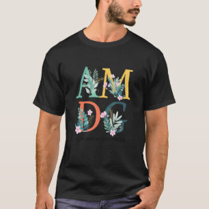AMDG Ad Majorem Dei Gloriam Lateinisch Katholische T-Shirt
