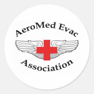 AMEA-Logo-Version Runder Aufkleber