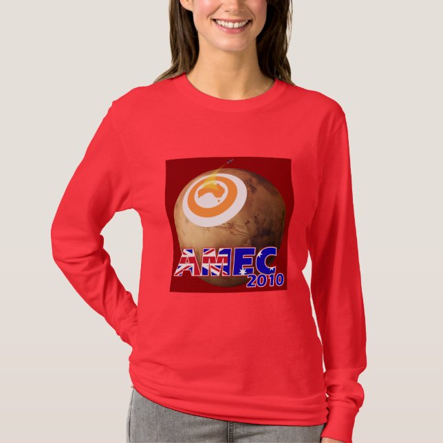 AMEC2010 Red Womens' Long-Ärmel-T - Shirt (Vorderseite)
