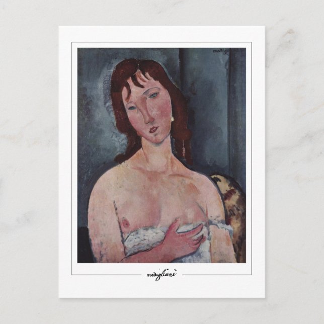 Amedeo Modigliani #123 - Fine Art Postkarte (Vorderseite)