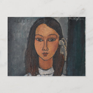 Amedeo Modigliani - Alice Postkarte