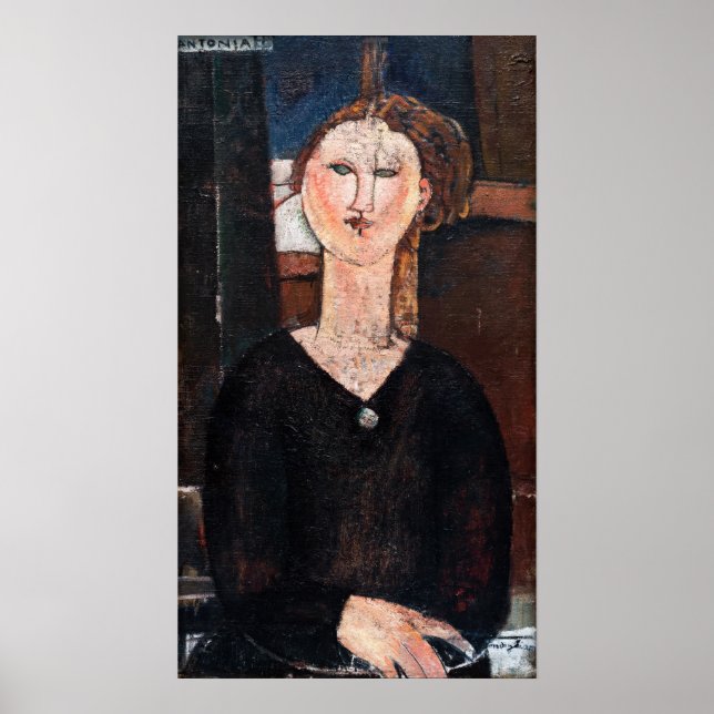 Amedeo Modigliani - Antonia Poster (Vorne)