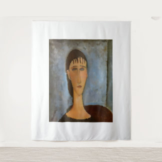 Amedeo Modigliani art painting Wandteppich