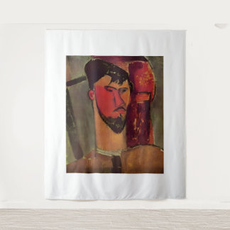 Amedeo Modigliani art style Wandteppich