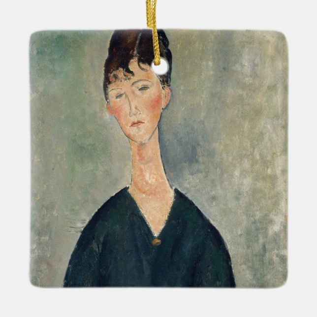 Amedeo Modigliani - Cafe Sängerin Keramikornament (Vorderseite)
