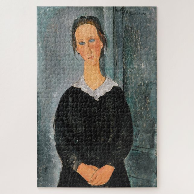 Amedeo Modigliani - Dienstmädchen Puzzle (Vertikal)