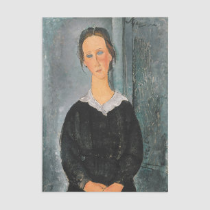 Amedeo Modigliani - Dienstmädchen Seidenpapier