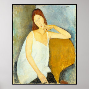 Amedeo Modigliani Ehefrau Portrait Poster