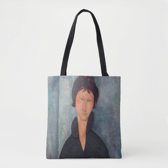 Amedeo Modigliani - Frau mit blauen Augen (Vorderseite)