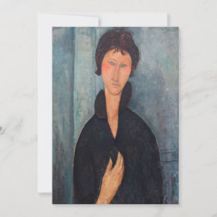 Amedeo Modigliani - Frau mit blauen Augen Dankeskarte