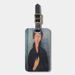Amedeo Modigliani - Frau mit blauen Augen Gepäckanhänger