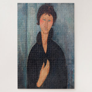Amedeo Modigliani - Frau mit blauen Augen Puzzle
