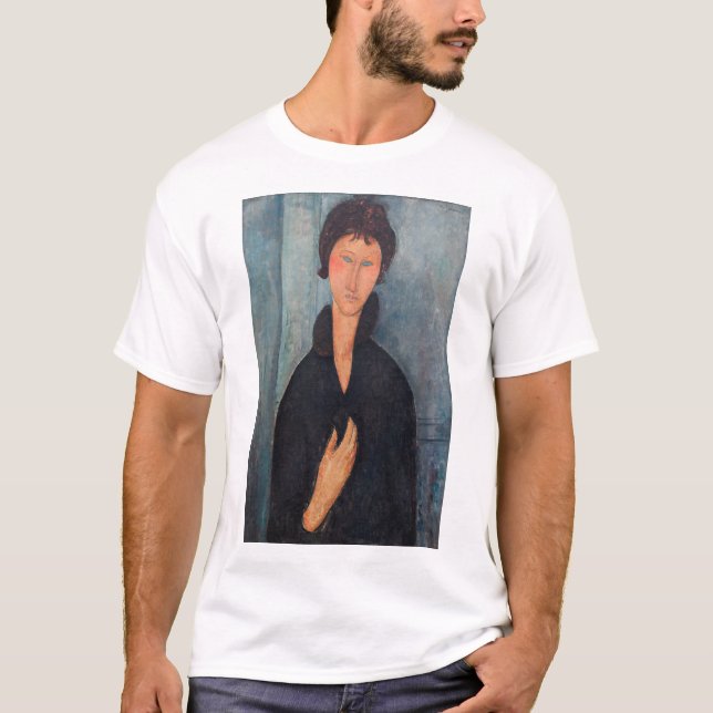Amedeo Modigliani - Frau mit blauen Augen T-Shirt (Vorderseite)