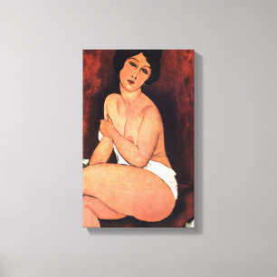 Amedeo Modigliani Große sitzende Frau Leinwanddruck