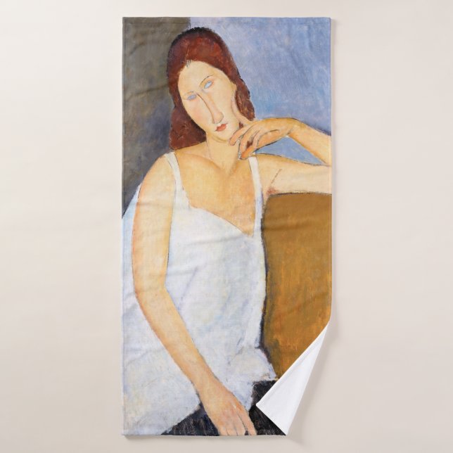 Amedeo Modigliani - Jeanne Hebuterne Badhandtuch Set (Badehandtuch)