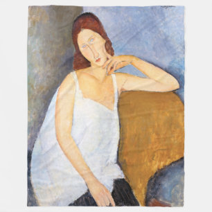 Amedeo Modigliani - Jeanne Hebuterne Fleecedecke