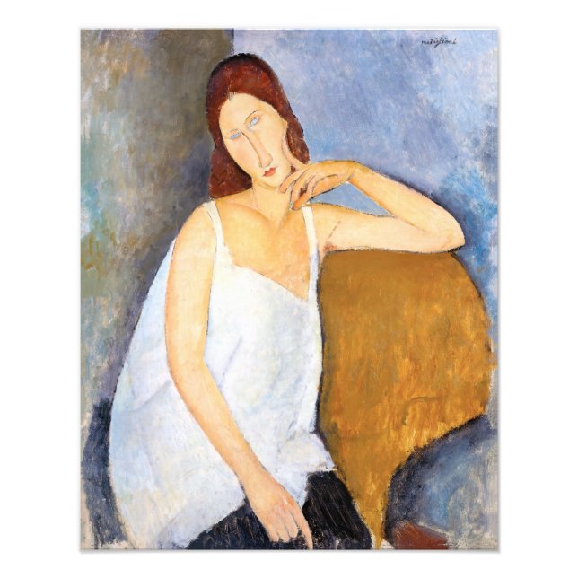 Amedeo Modigliani - Jeanne Hebuterne Fotodruck (Vorne)