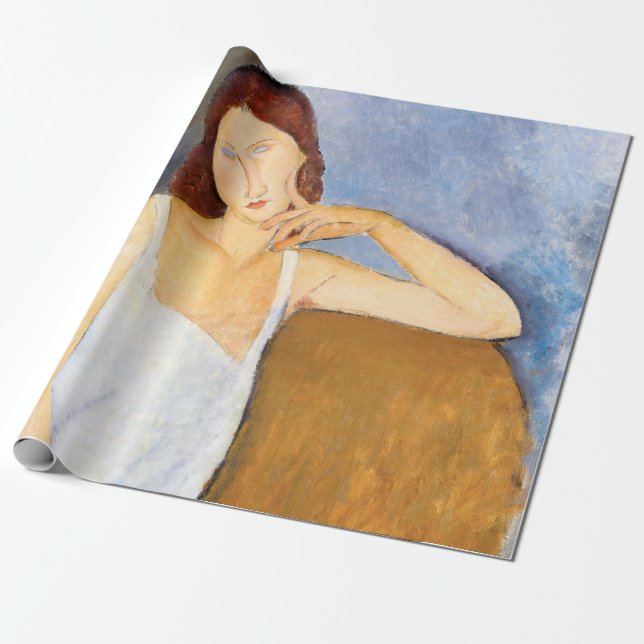 Amedeo Modigliani - Jeanne Hebuterne Geschenkpapier (Ungerollt)