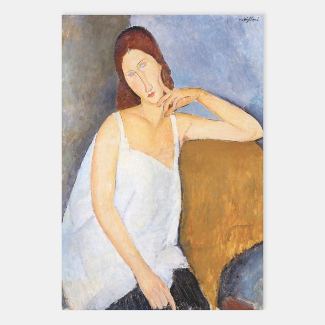 Amedeo Modigliani - Jeanne Hebuterne Geschenkpapier Set (Von Creator hochgeladen)