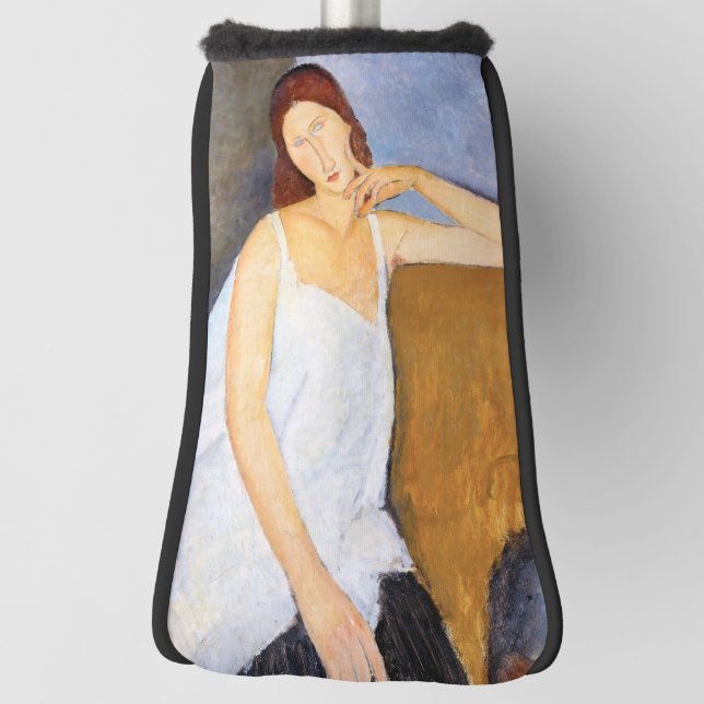 Amedeo Modigliani - Jeanne Hebuterne Golf Headcover (Rotieren 90)
