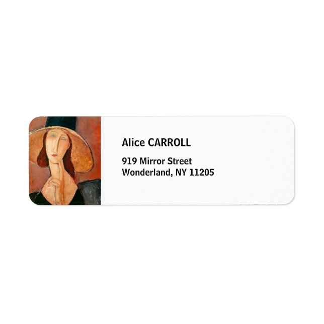 Amedeo Modigliani - Jeanne Hebuterne in Large Hat (Vorne)