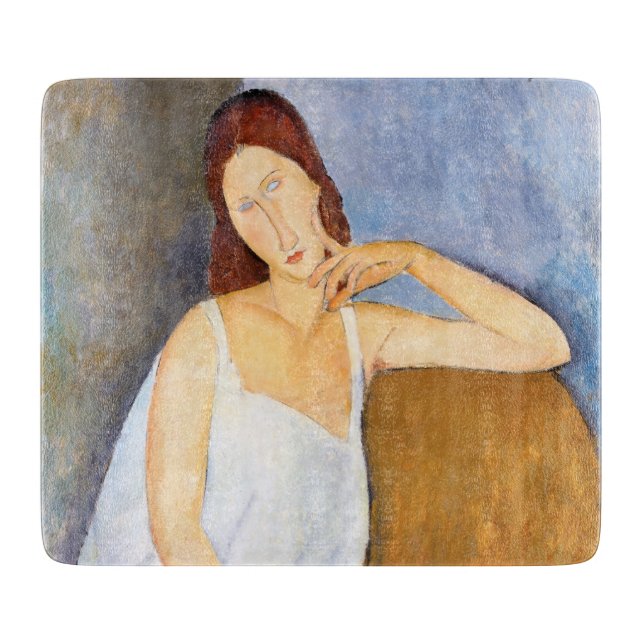 Amedeo Modigliani - Jeanne Hebuterne Schneidebrett (Vorderseite)