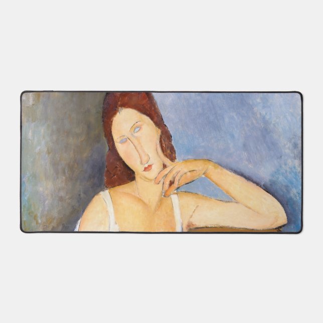 Amedeo Modigliani - Jeanne Hebuterne Schreibtischunterlage (Vorderseite)
