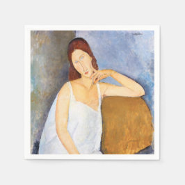Amedeo Modigliani - Jeanne Hebuterne Serviette