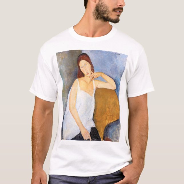 Amedeo Modigliani - Jeanne Hebuterne T-Shirt (Vorderseite)