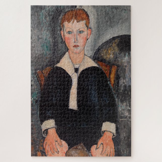 Amedeo Modigliani - Junge im Matrosenanzug Puzzle (Vertikal)