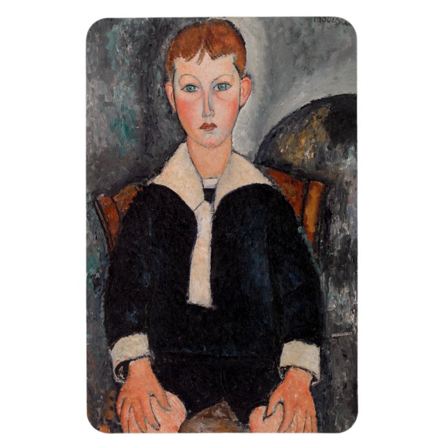 Amedeo Modigliani - Junge in Sailor Anzug Magnet (Vertikal)