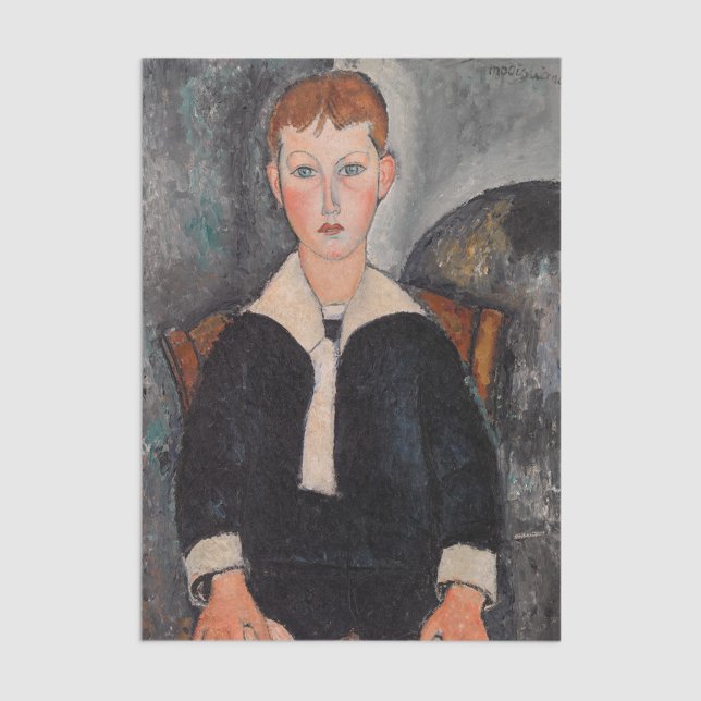Amedeo Modigliani - Junge in Sailor Anzug Seidenpapier (Von Creator hochgeladen)