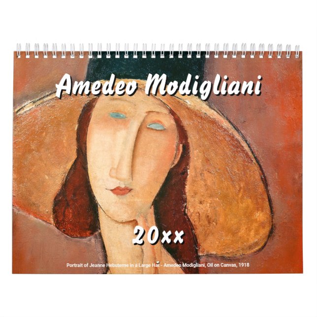 Amedeo Modigliani Kalender (Titelbild)