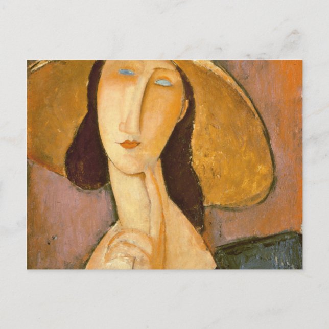 Amedeo Modigliani - Leiter einer Frau Postkarte (Vorderseite)