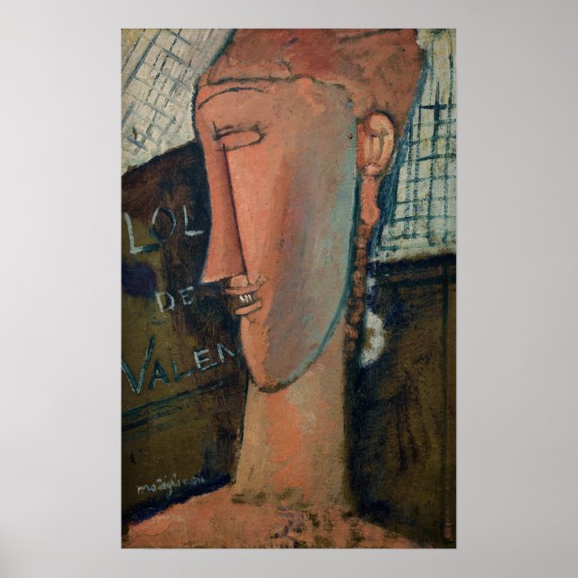 Amedeo Modigliani - Lola de Valence Poster (Vorne)